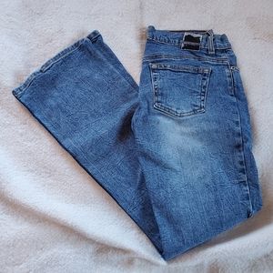 Bebe Distressed Boot Cut Jeans, Sz 29